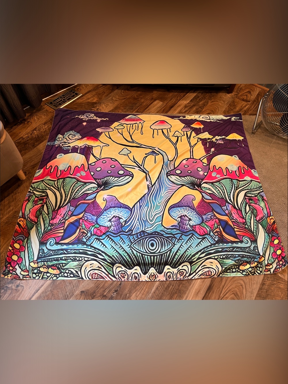 Mushroom Tree Tapestry